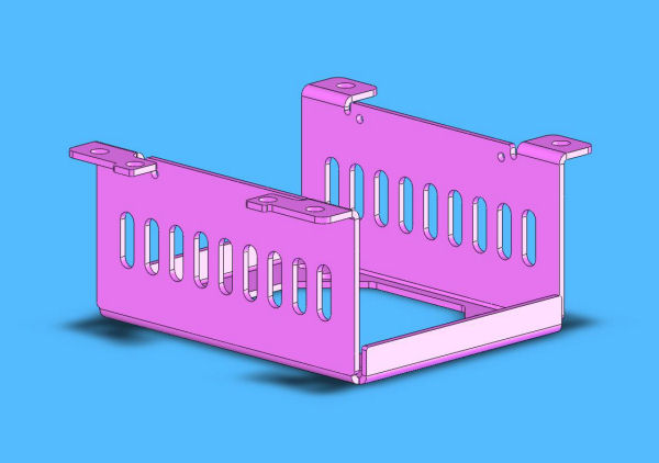 Sheetmetal bracket for heatsink