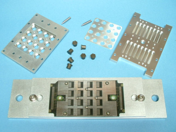 16 site MEMS accelerometer test fixture