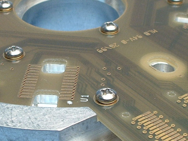 8 Site Angular MEMS Accelerometer Test Fixture Contactor Close Up