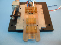 Automated contactor for high current LED testing